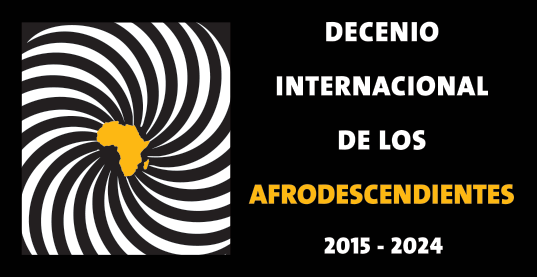 Logo del decenio internacional de los afrodescendientes
